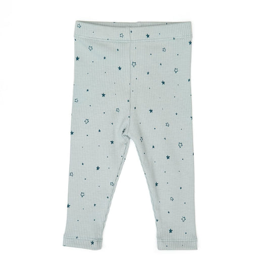 Little Noah | longsleeve top blue/ Gray mist little stars pants set