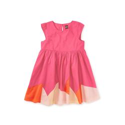Cap Sleeve Jogakbo Dress / ASTILBE PINK