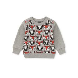 Badger & Fox Baby Popover / Med Heather Grey