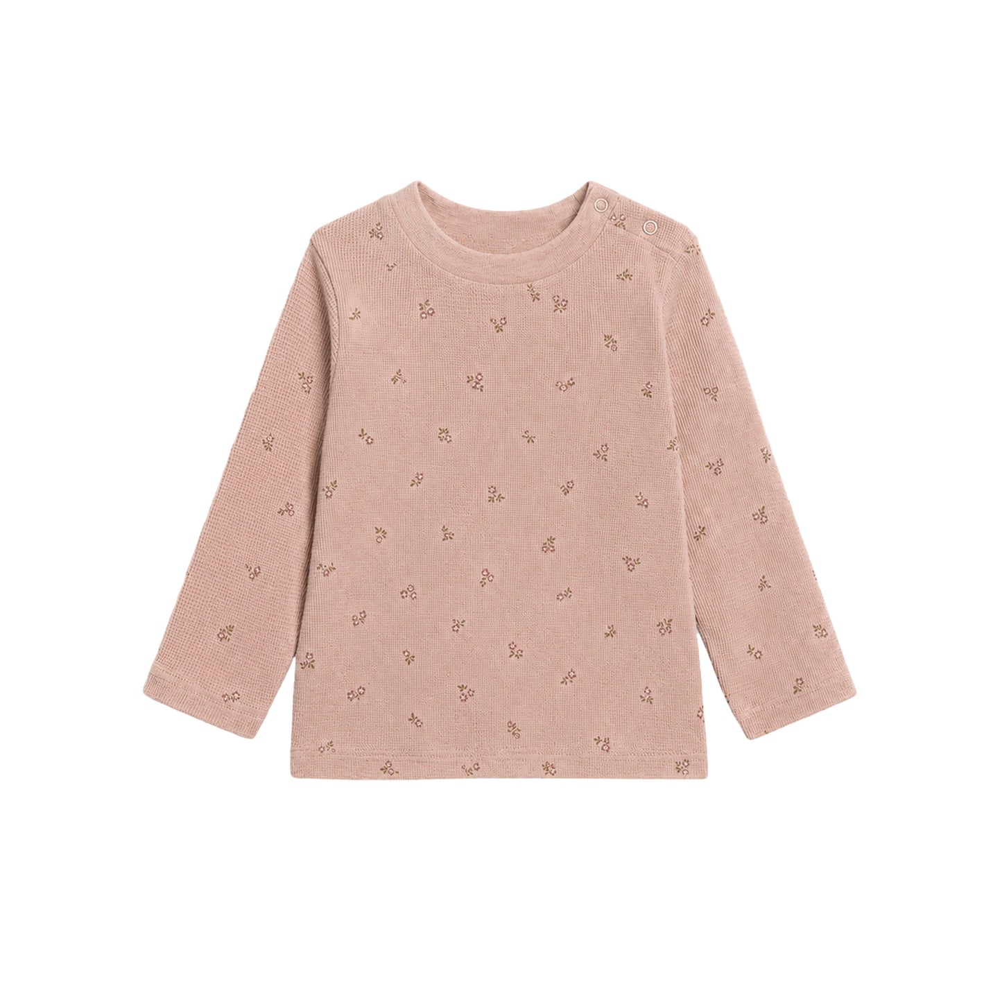 Mesa Waffle Knit Long Sleeve Top - Tilda Floral