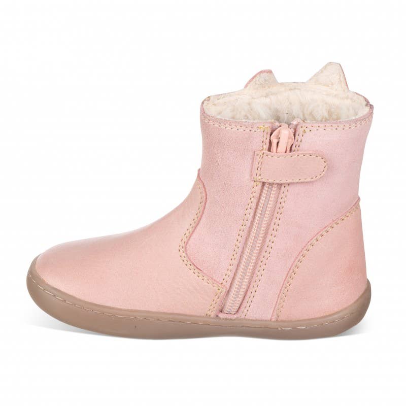 Barefoot leather boot