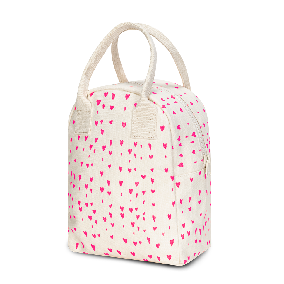Zipper Lunch Bag - Tiny Hearts