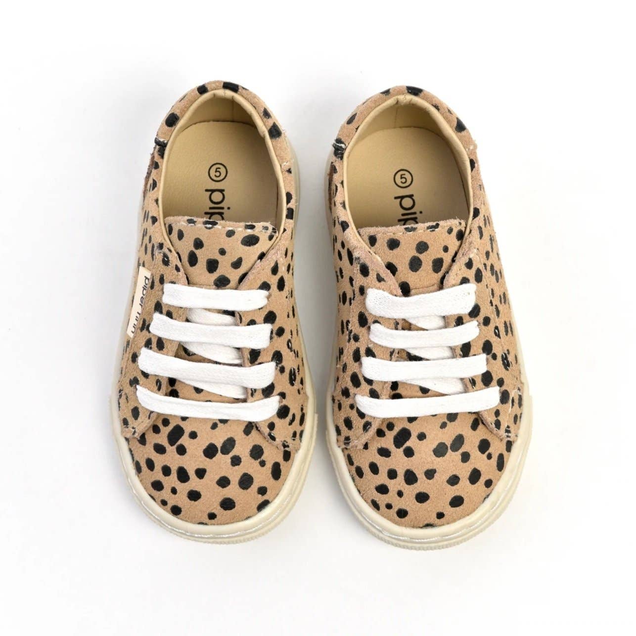 Leather Low Top Sneakers | Cheetah