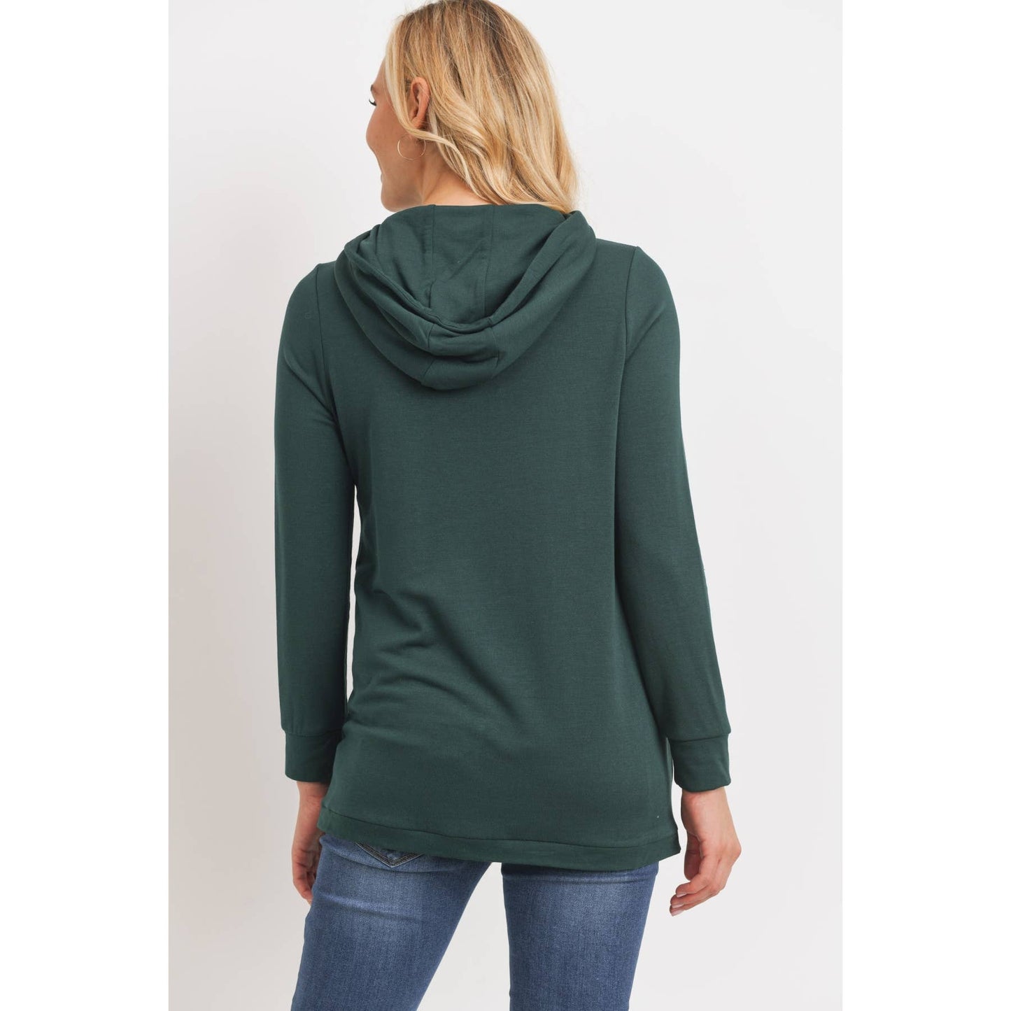 French Terry Crossover Nursing Hoodie