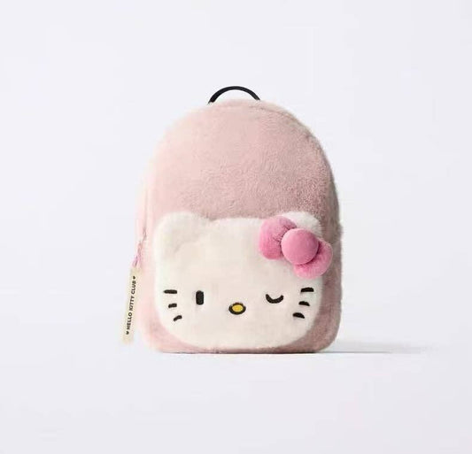 Cute Cat Plush Backpack for Kids