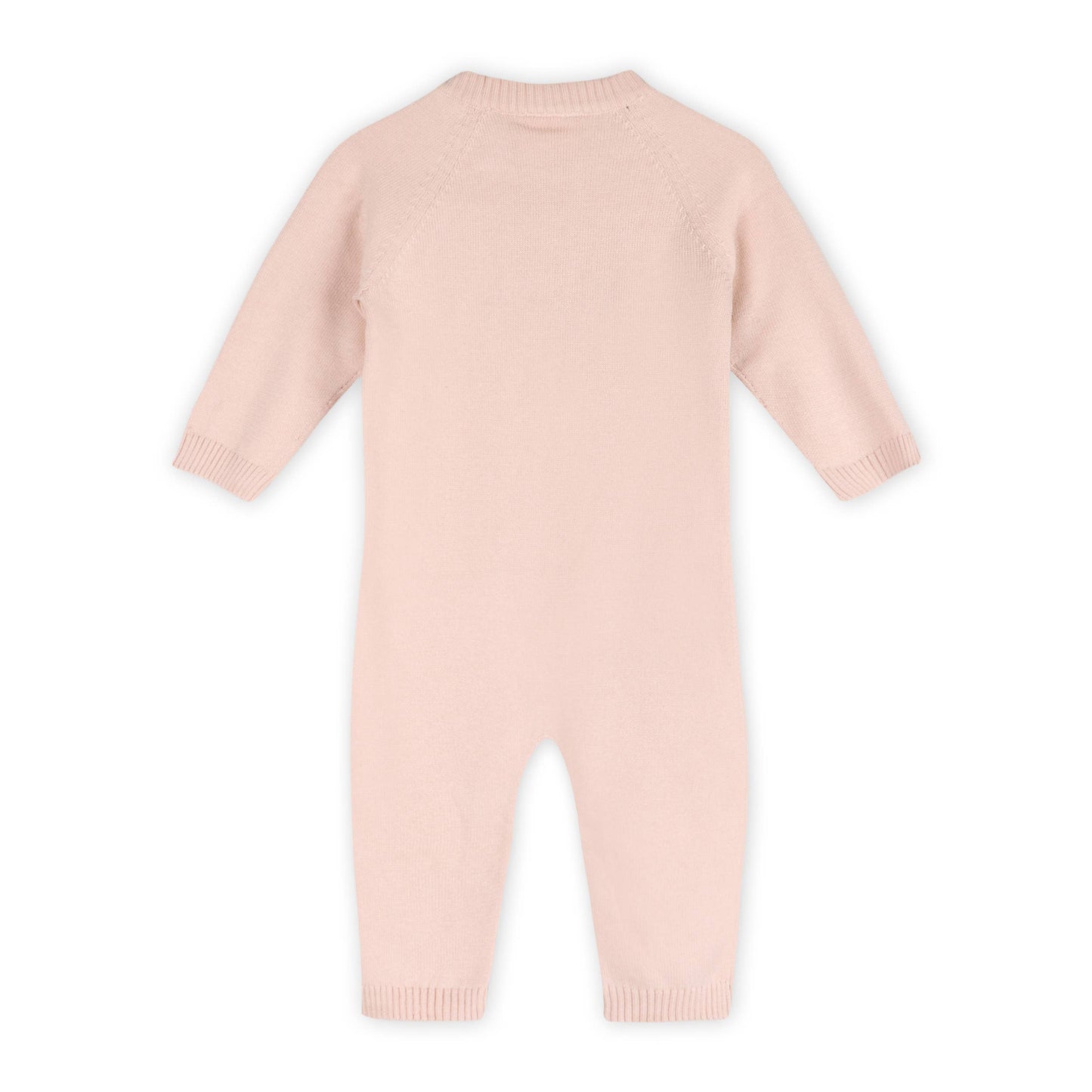 Owl Embroidered Baby Knit Jumpsuit (Organic Cotton)