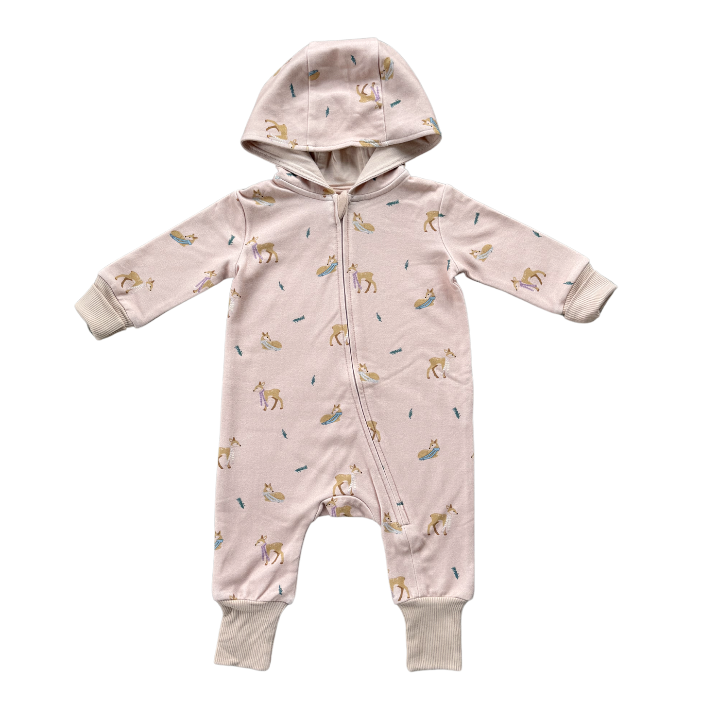 Terry Zip Romper Bamboo/Cotton Baby/Kids Clothing Fall 2025