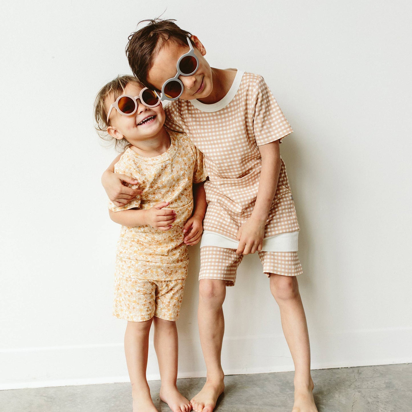 Viscose Bamboo + Organic Cotton Biker Set | Wildflowers