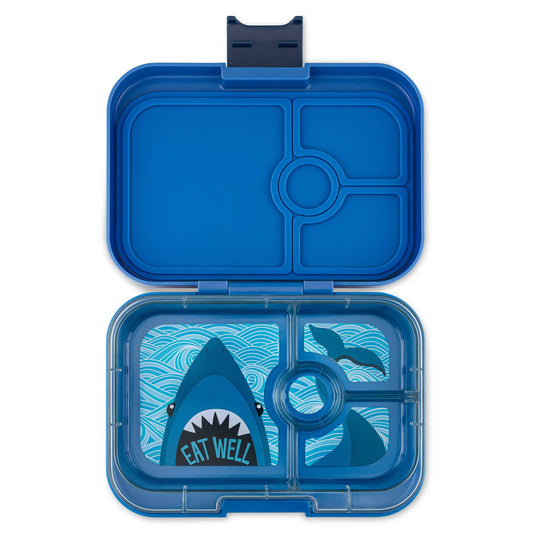 Leakproof Sandwich Friendly Bento Box - Surf Blue Shark Tray
