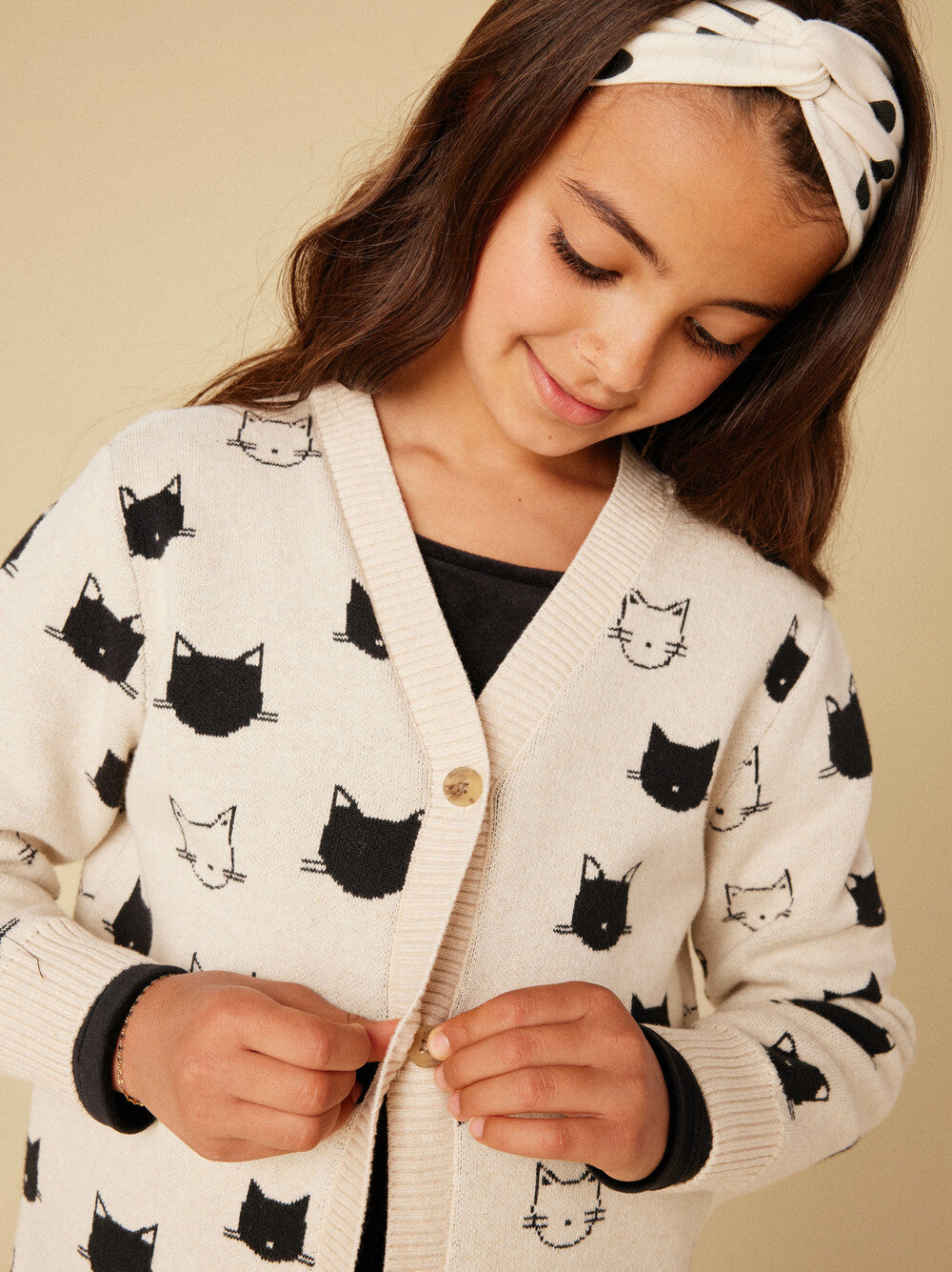 Long Iconic Cat Cardigan / Turkish Cats