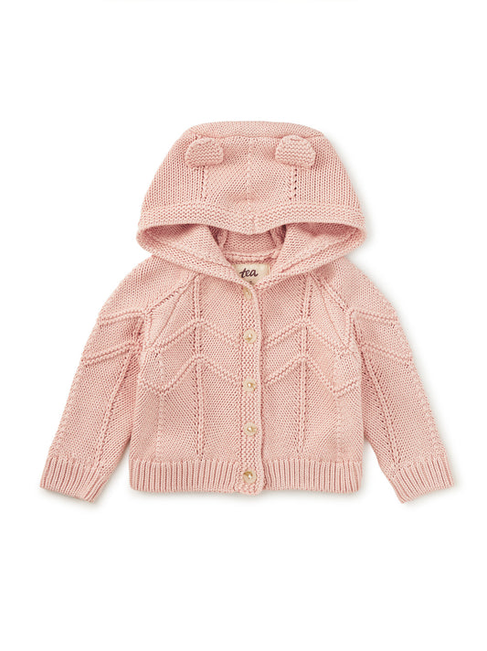 Creature Comfort Baby Cardigan / Rosada
