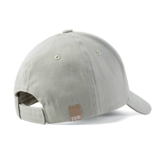 Kids Baseball Hat - Silly Goose Patch - Grey