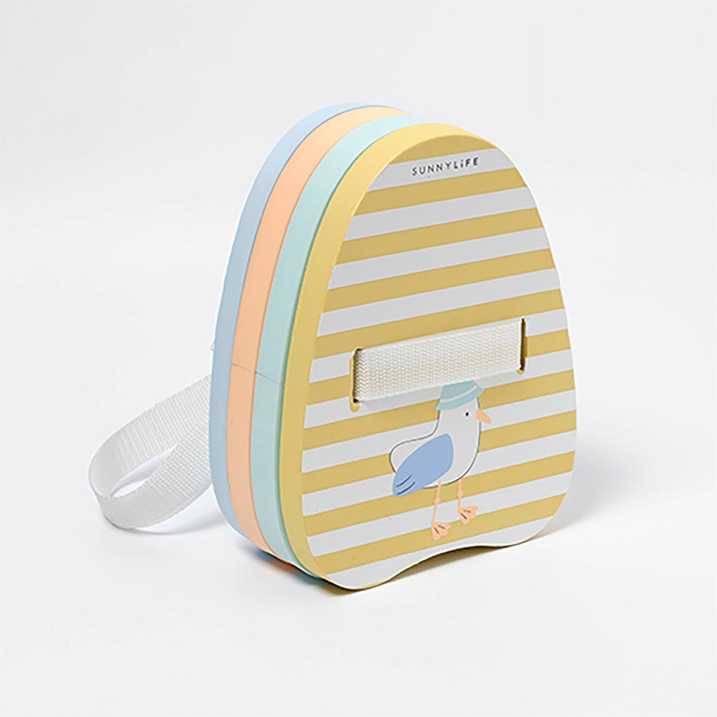 Bubble Back Float Sid the Seagull Mustard Stripe