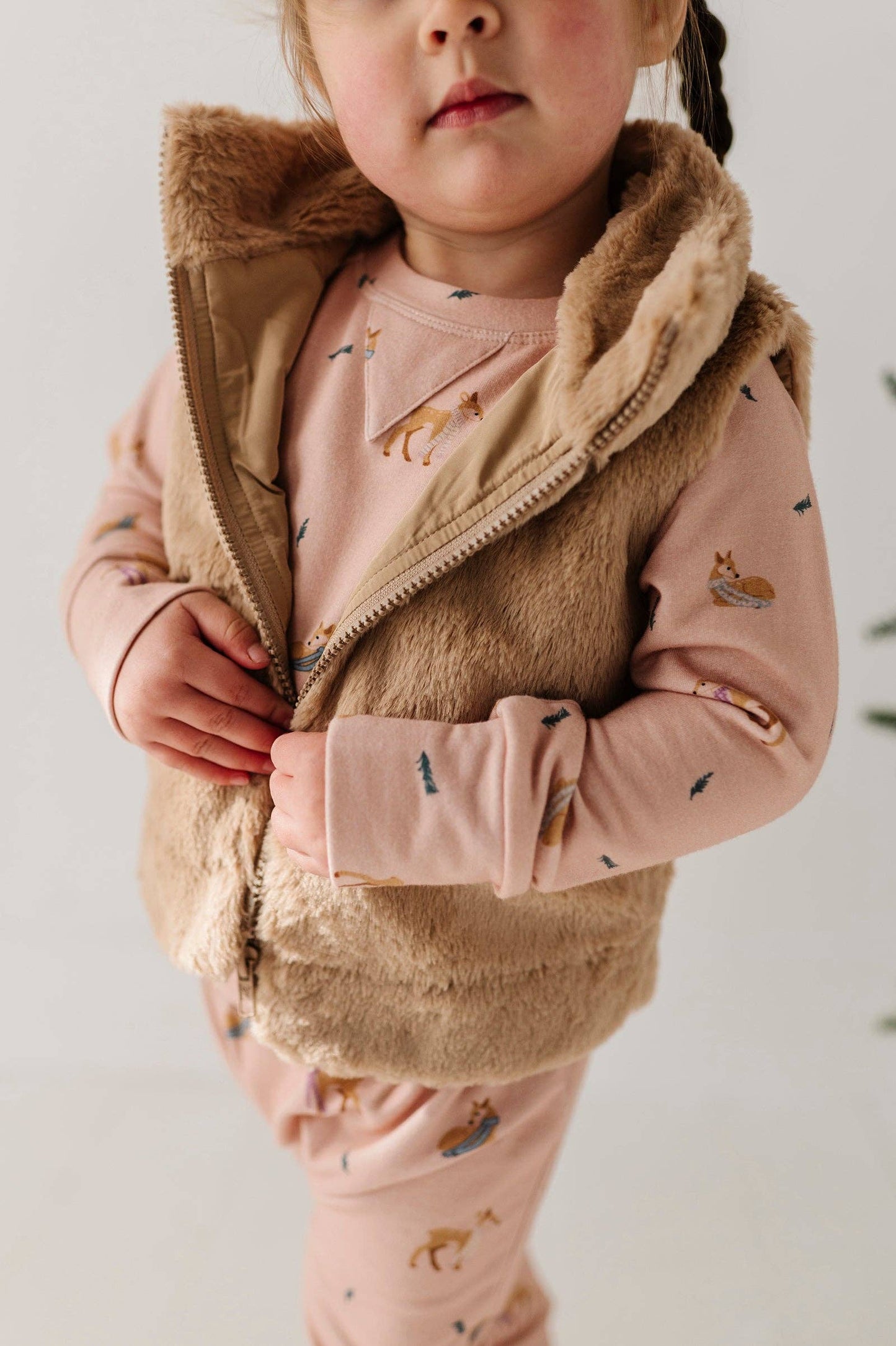 Fur Vest Baby/Kids Clothing Fall 2025