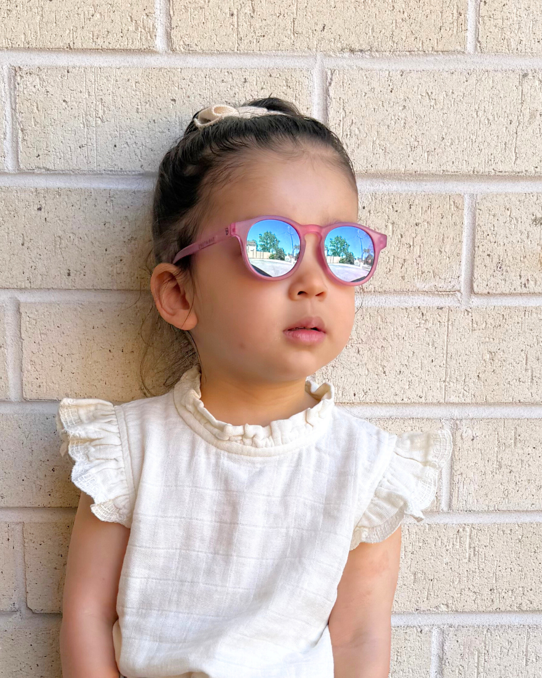 Fuchsia Haze Keyhole with Purple Mirrored Lenses