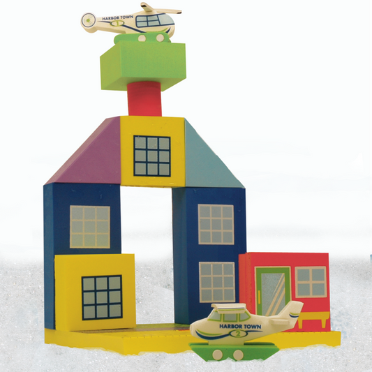 BathBlocks Floating Airport Set in Gift Box