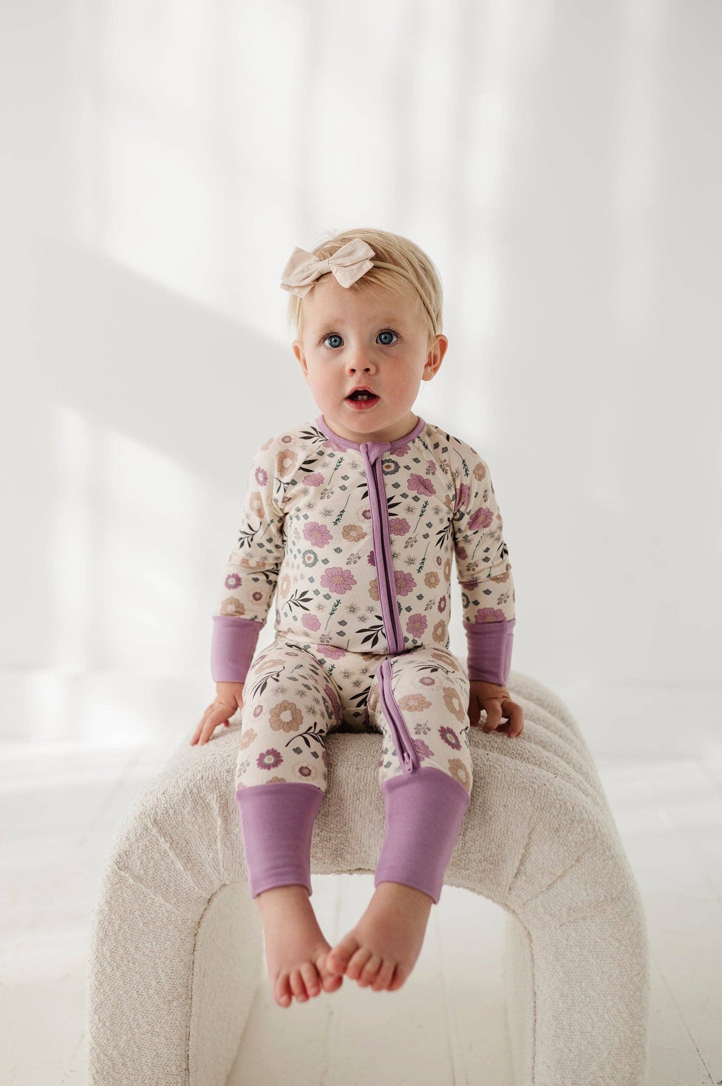 Long Sleeve Zip Romper Bamboo Baby/Kids Clothing Fall 2025
