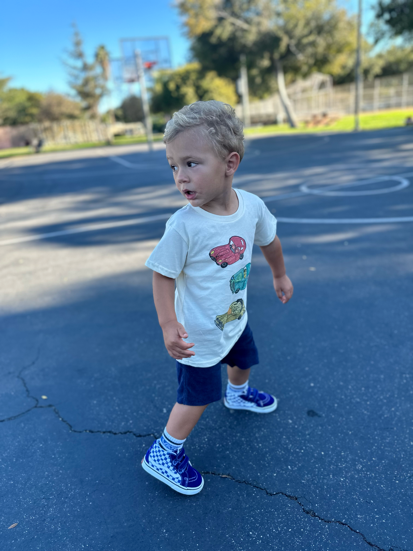 3 Cars - Kids Organic Tee