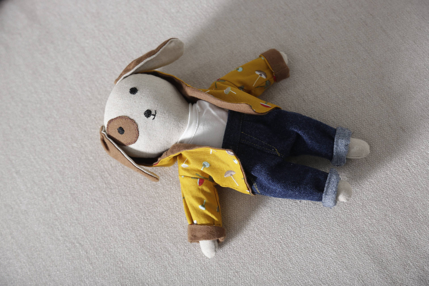 DOGGY cuddly friend, doll, stuffed animal, plush toy, toy