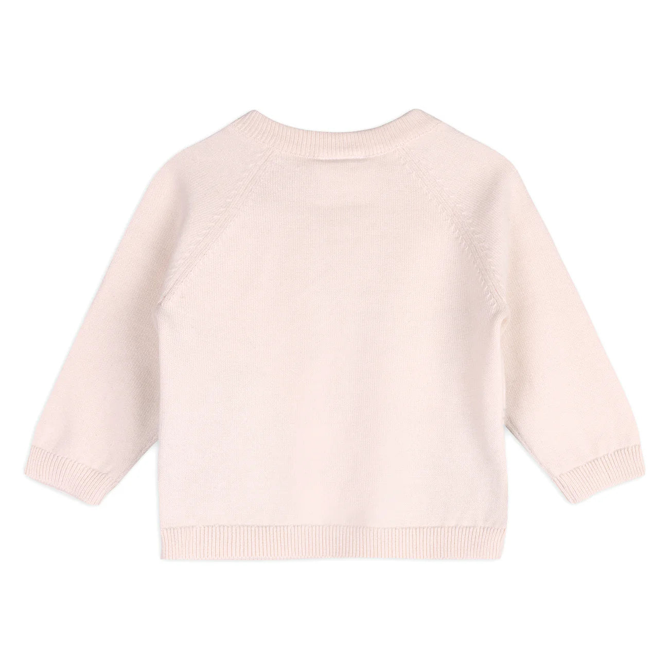 Farm Sheep Jacquard Sweater Knit Baby Pullover - Neutral