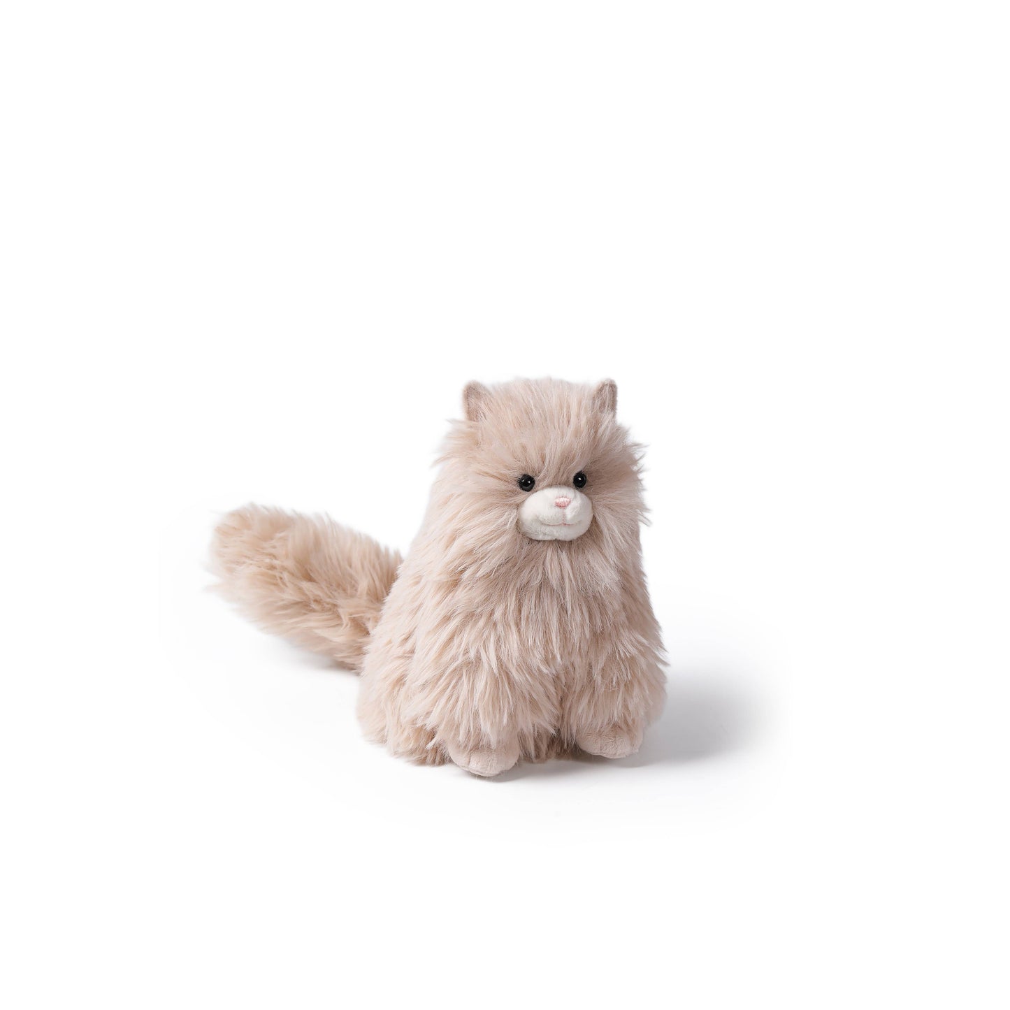 McHugs Warm Latte Ragdoll Weighted Plush Animal 10"
