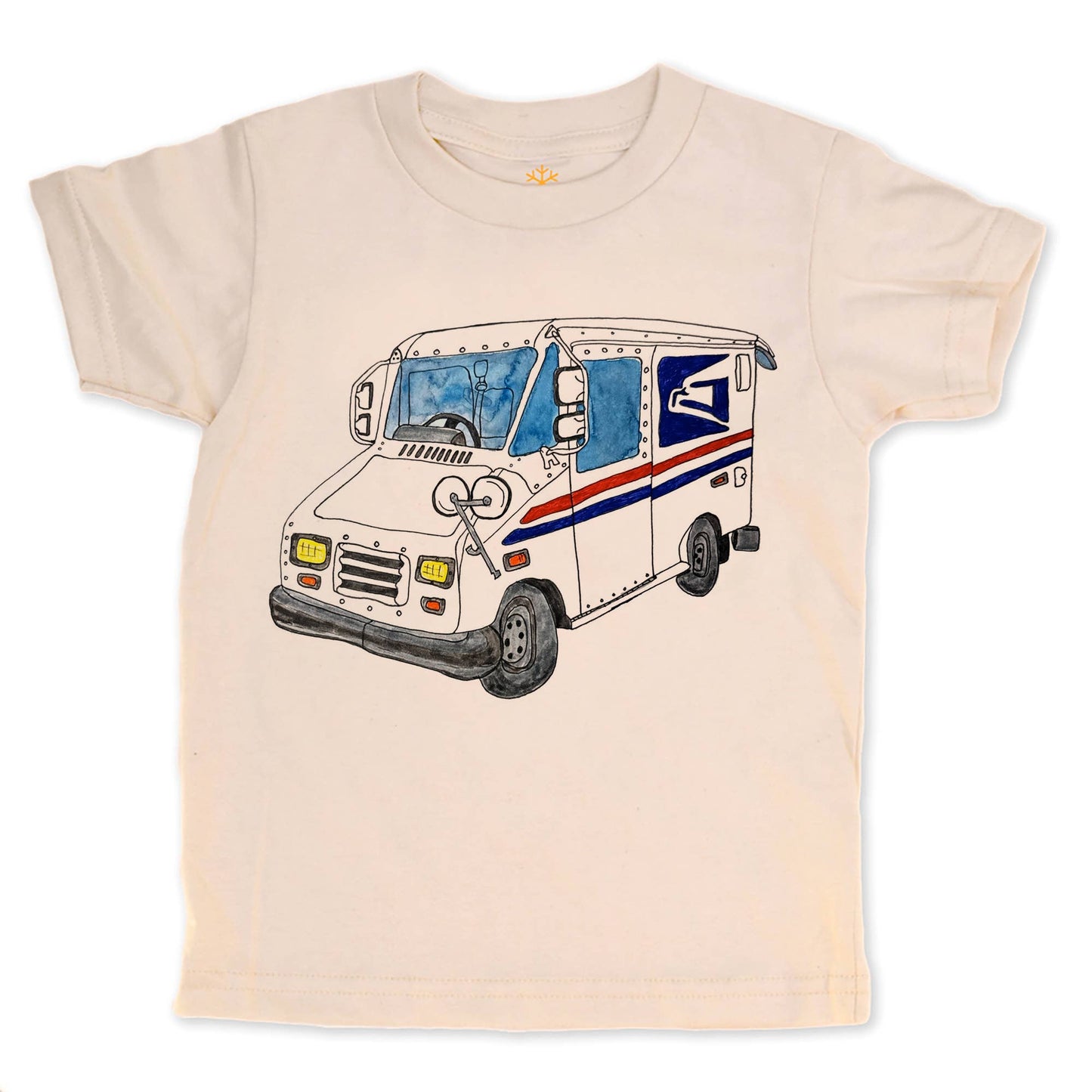 Mail Truck - Kids Organic Tee