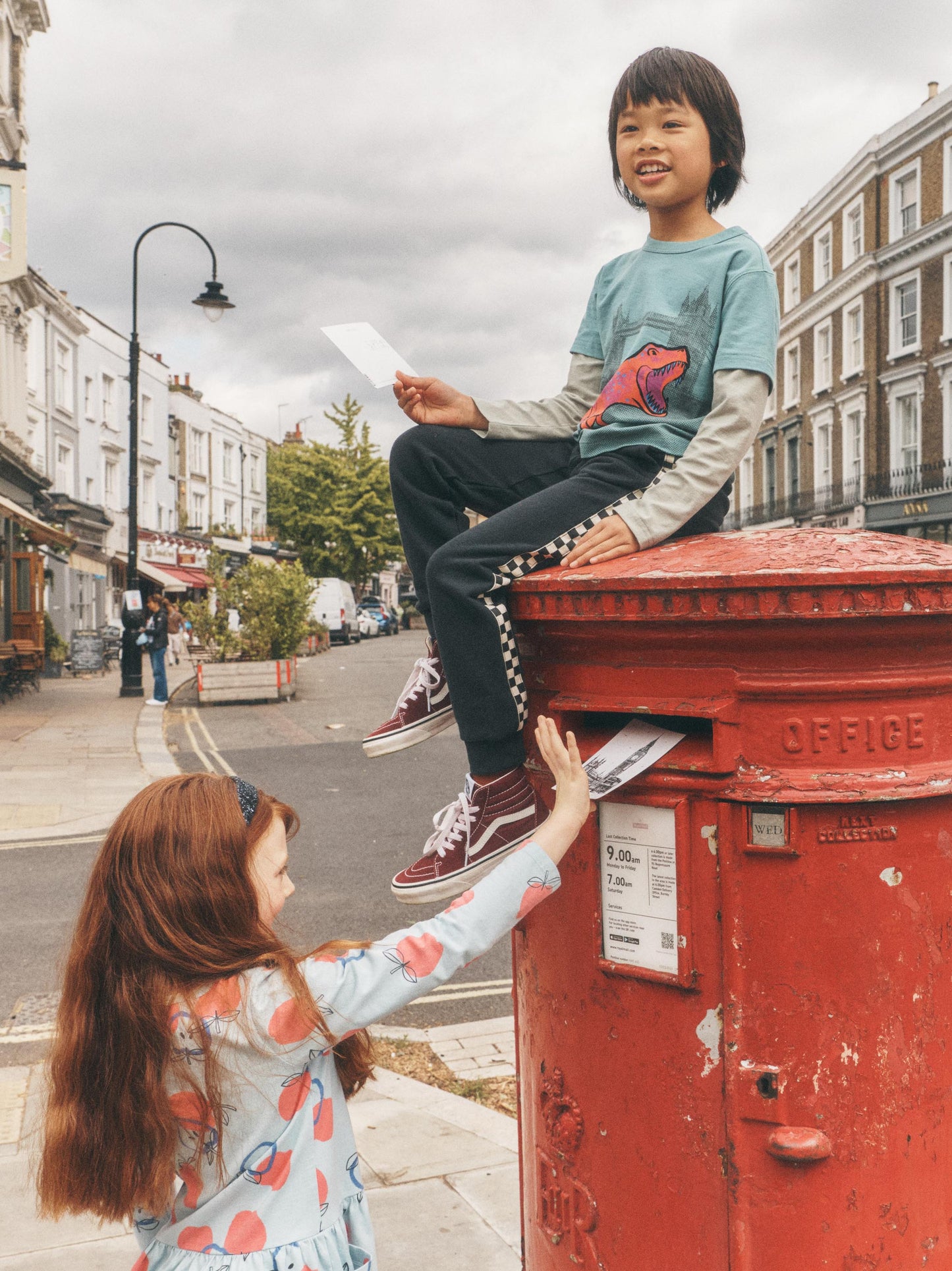 Tower Bridge T. Rex Long Sleeve Layered Tee