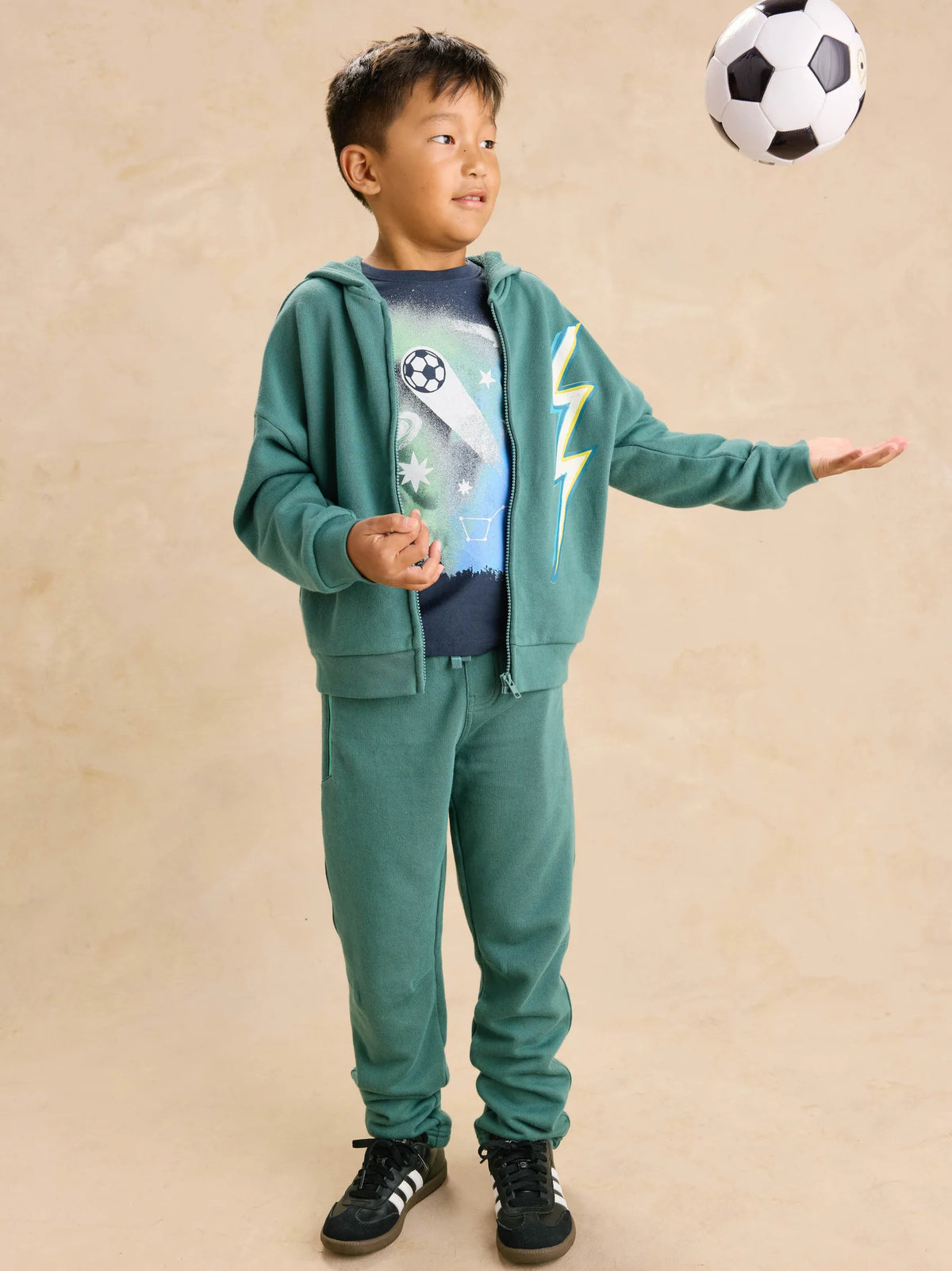 Easy Fit Hoodie / Lightning Bolt