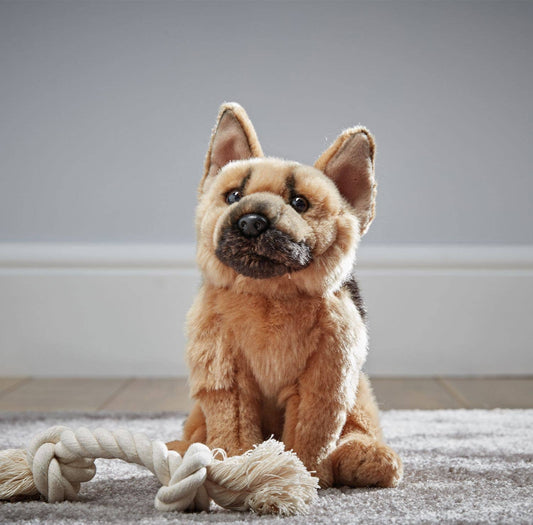 Living Nature German Shepherd Plush Stuffed Animal Toy