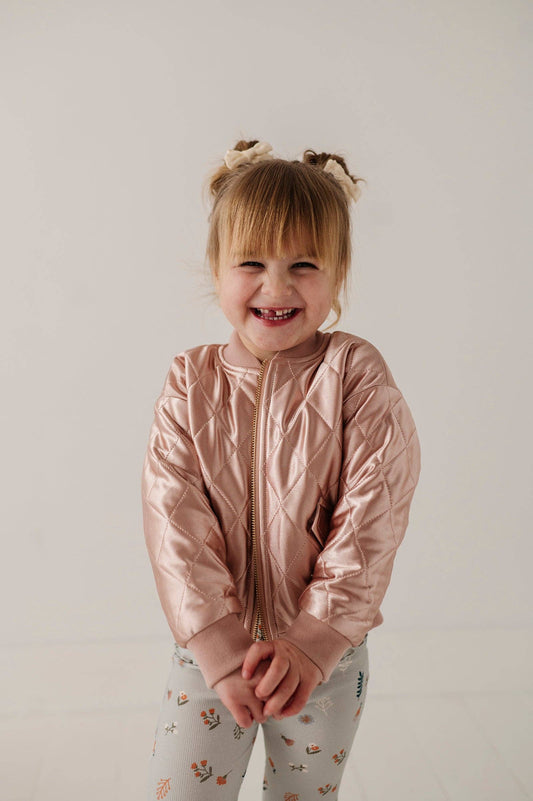 Quilted Bomber Jacket Baby and Kids Clothing Fall 2025