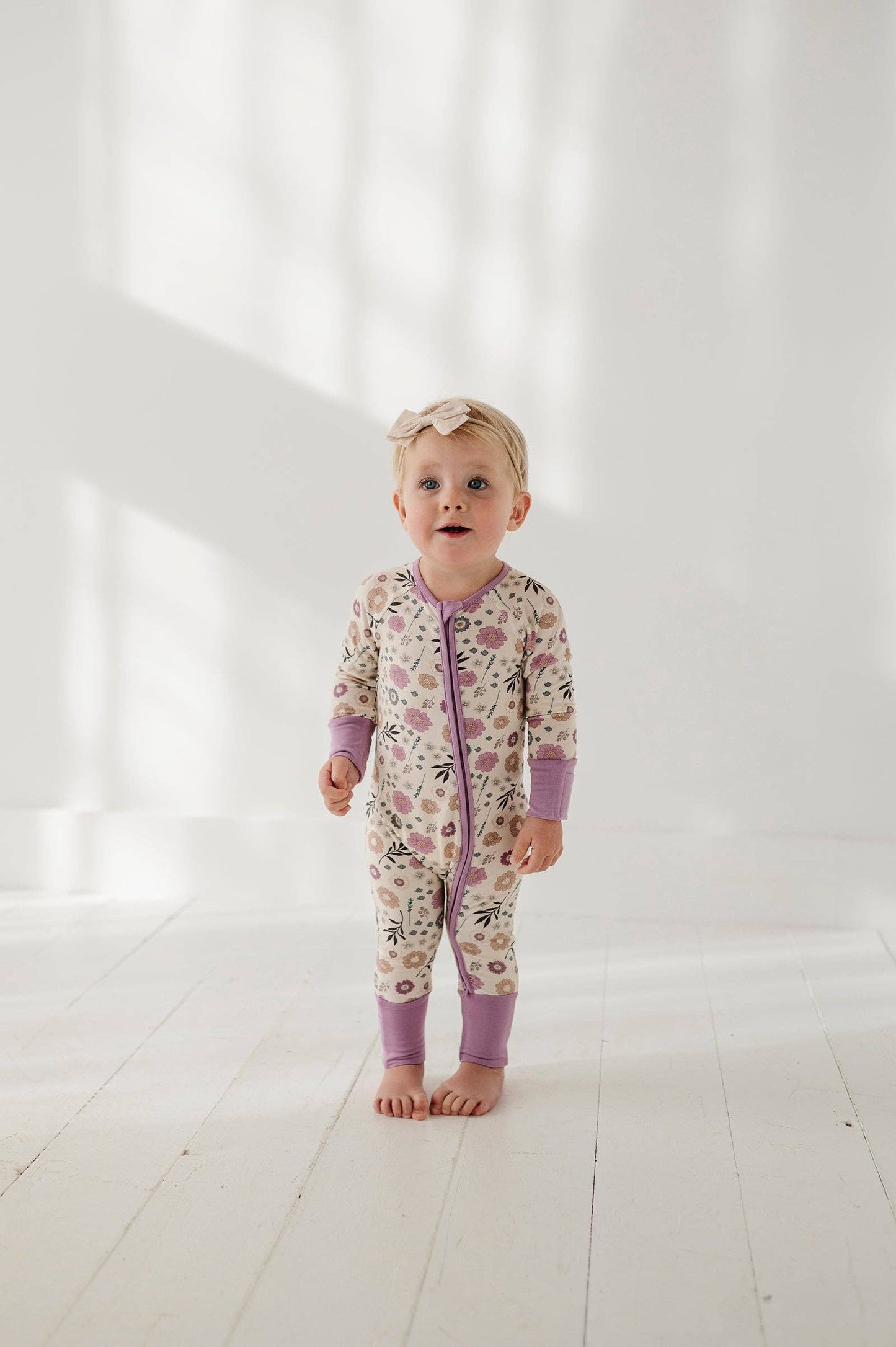 Long Sleeve Zip Romper Bamboo Baby/Kids Clothing Fall 2025