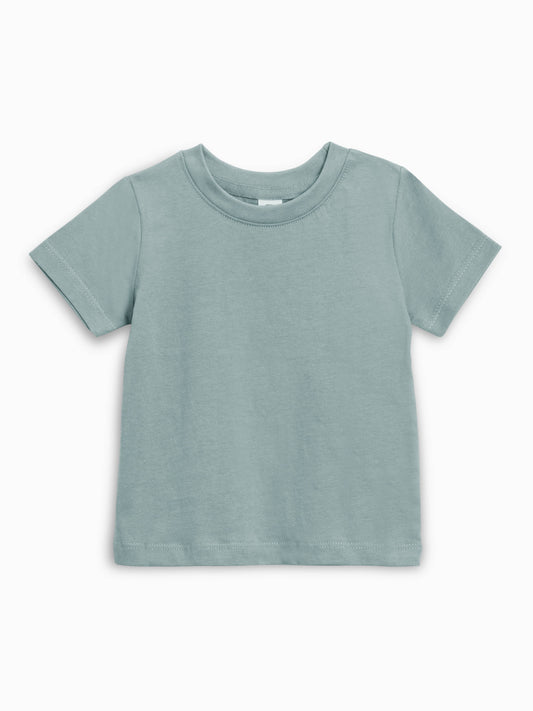 Organic Baby and Kids Classic Crew Neck Tee - Tide