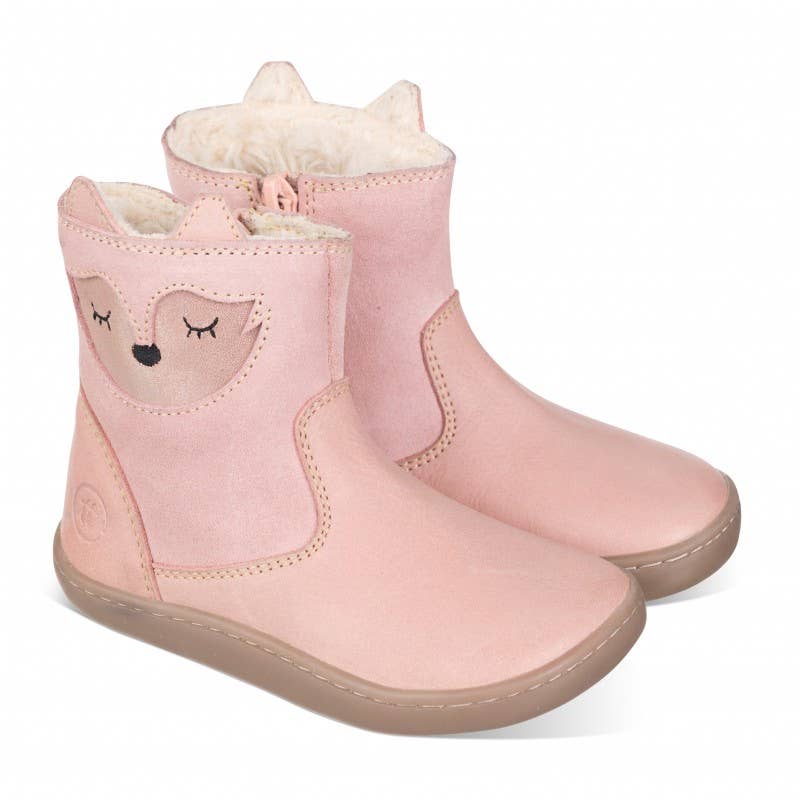 Barefoot leather boot