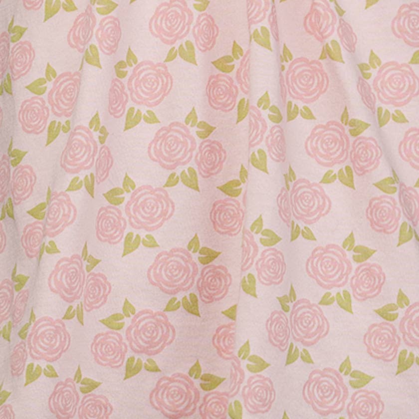 Ruched Bubble - Marlowe's Rose - Pima Cotton Baby One-Piece