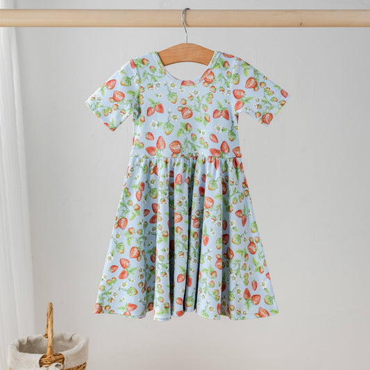Strawberry Fields Organic Cotton Twirl Dress