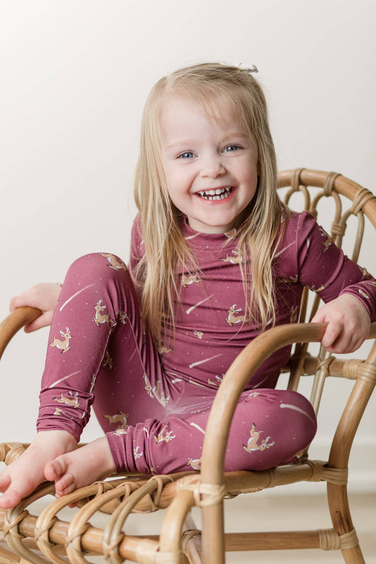 2 Piece Bamboo Kids Pajamas Set - Comet