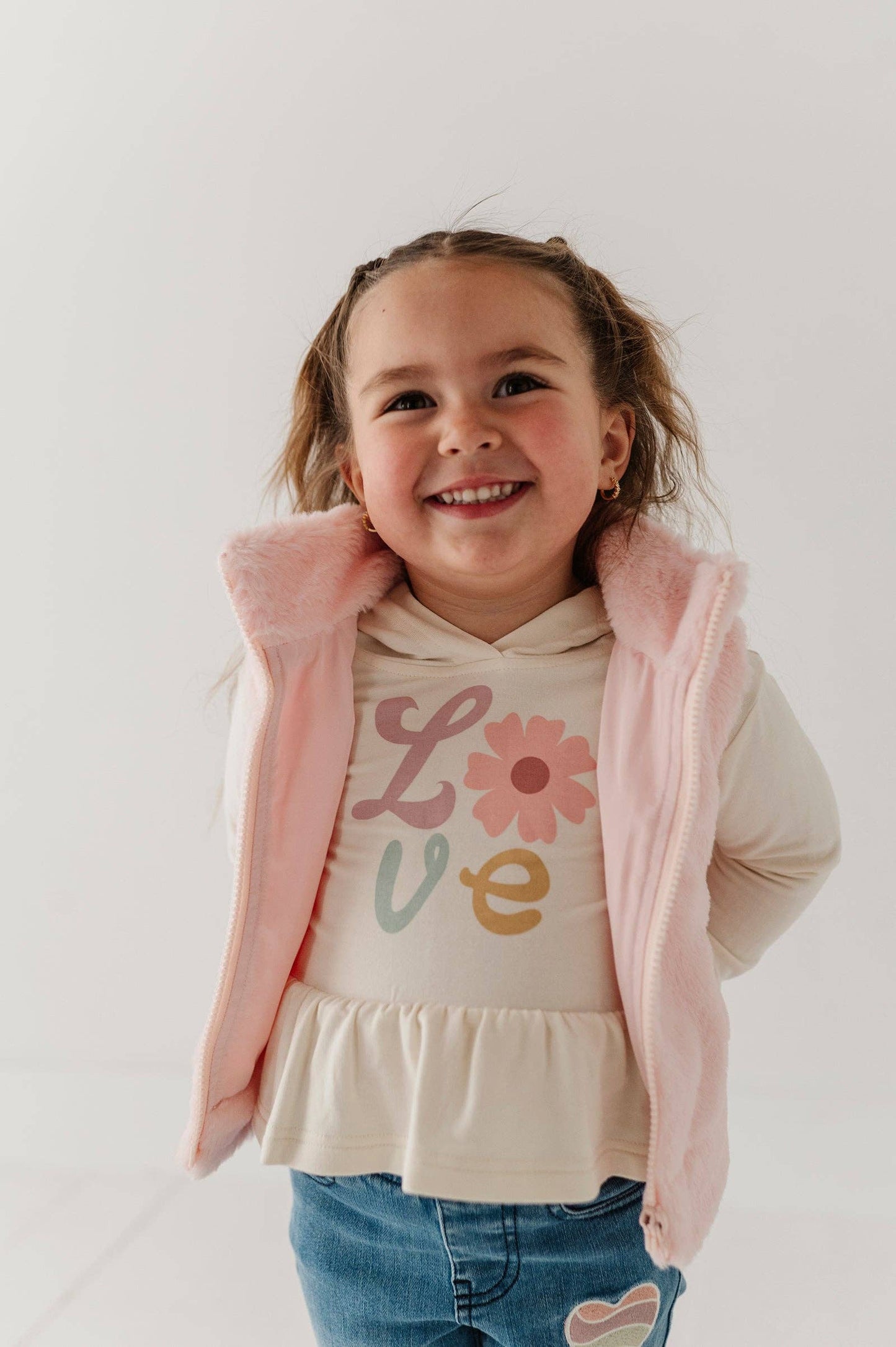 Babysprouts Girl's Fur Vest