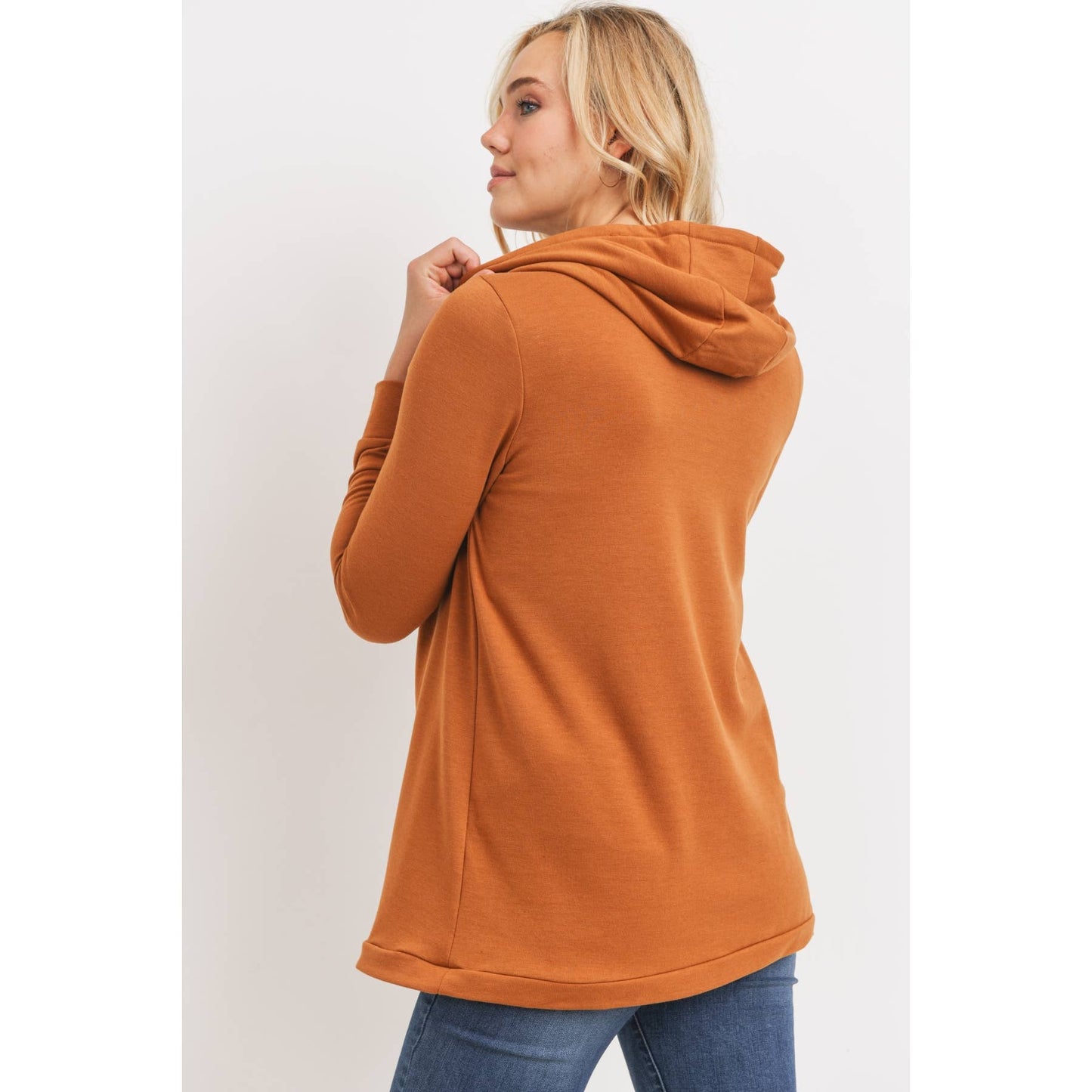 French Terry Crossover Nursing Hoodie