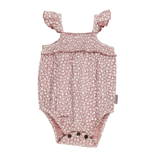 Taffy Floral | Organic Muslin Sleeveless Bodysuit