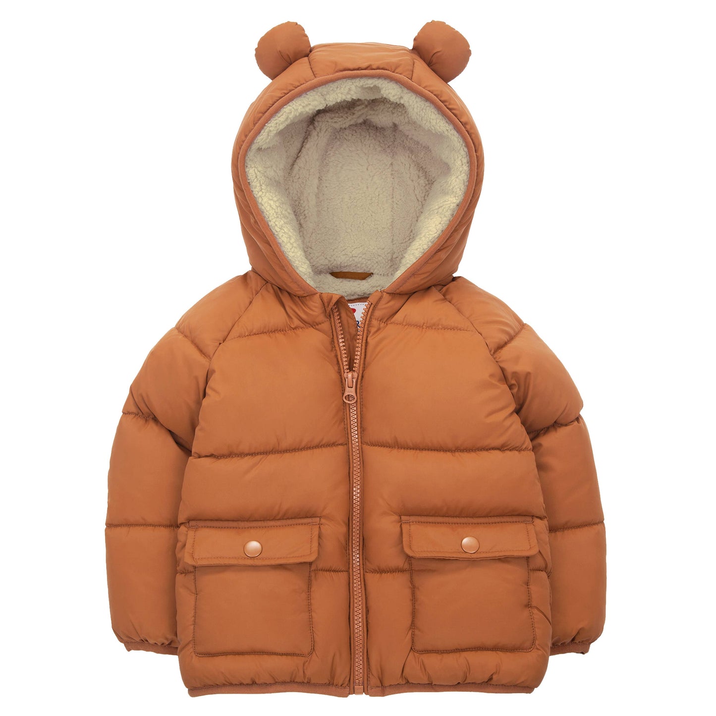 Baby Toddler Boys' Sherpa Fleece Lined Puffer Coat
