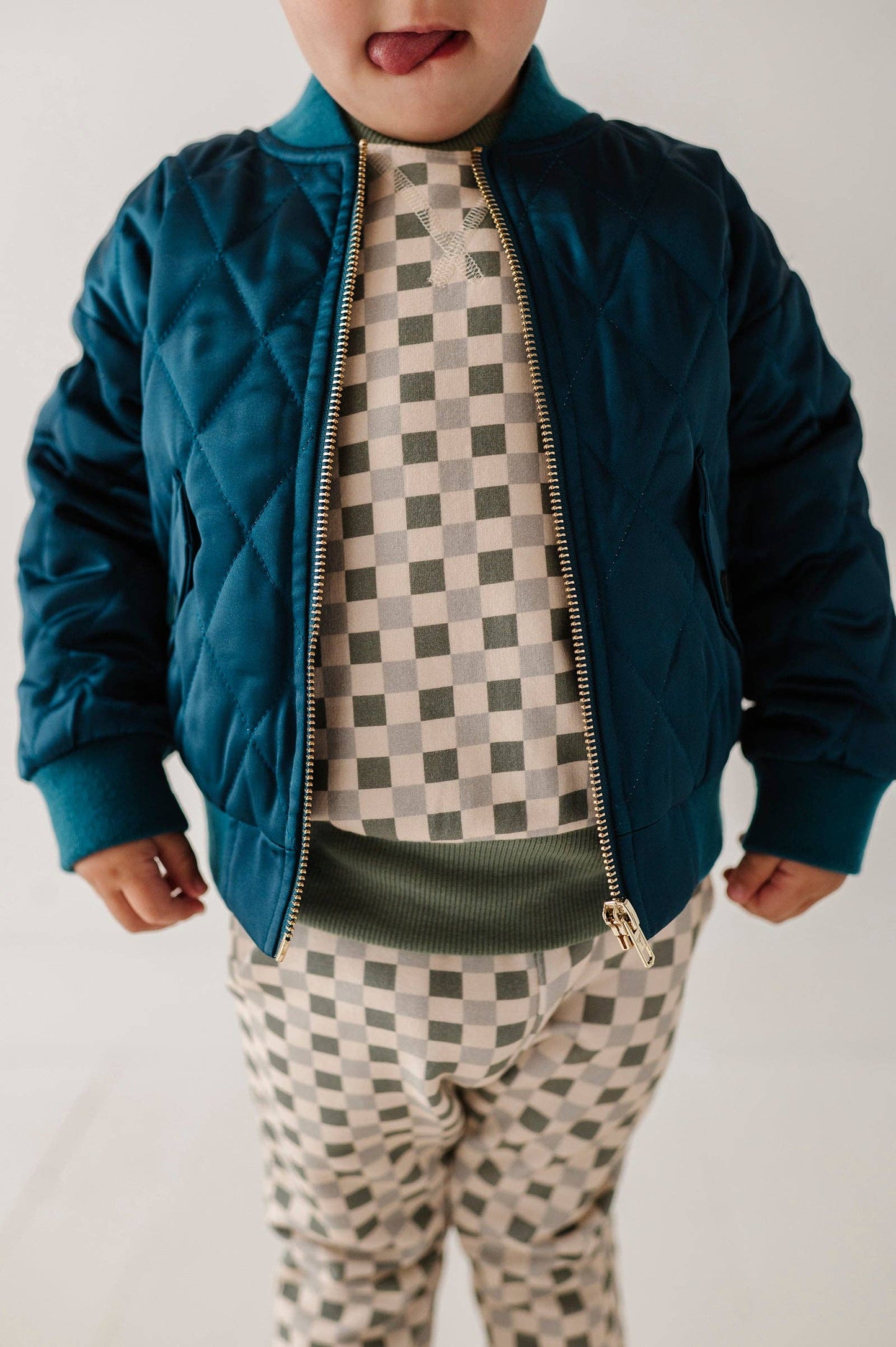 Quilted Bomber Jacket Baby and Kids Clothing Fall 2025