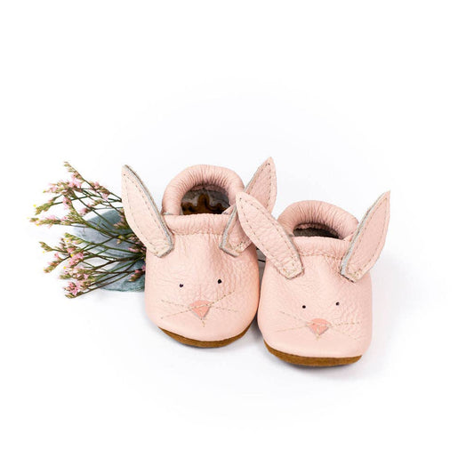 Pink Bunnies Critters Baby Booties & Toddler Shoes