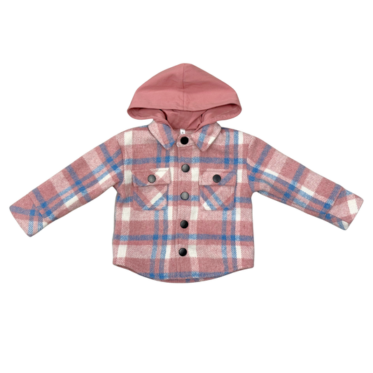 Babysprouts Kid's Hooded Shacket