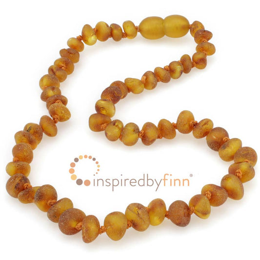 Raw Baltic Amber Necklace – Cider | 21– 22”