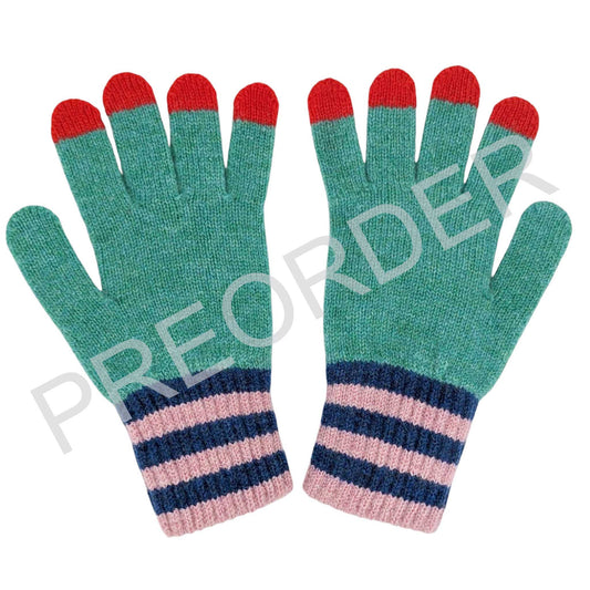 Kids' Patterned Lambswool Mittens & Gloves