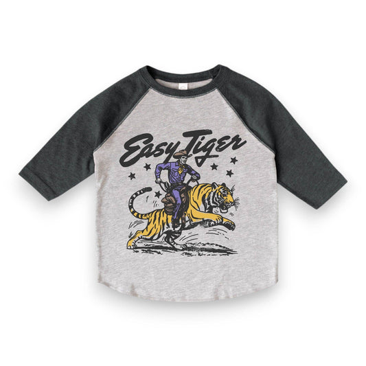 Toddler/Kids Graphic Easy Tiger Raglan Tee