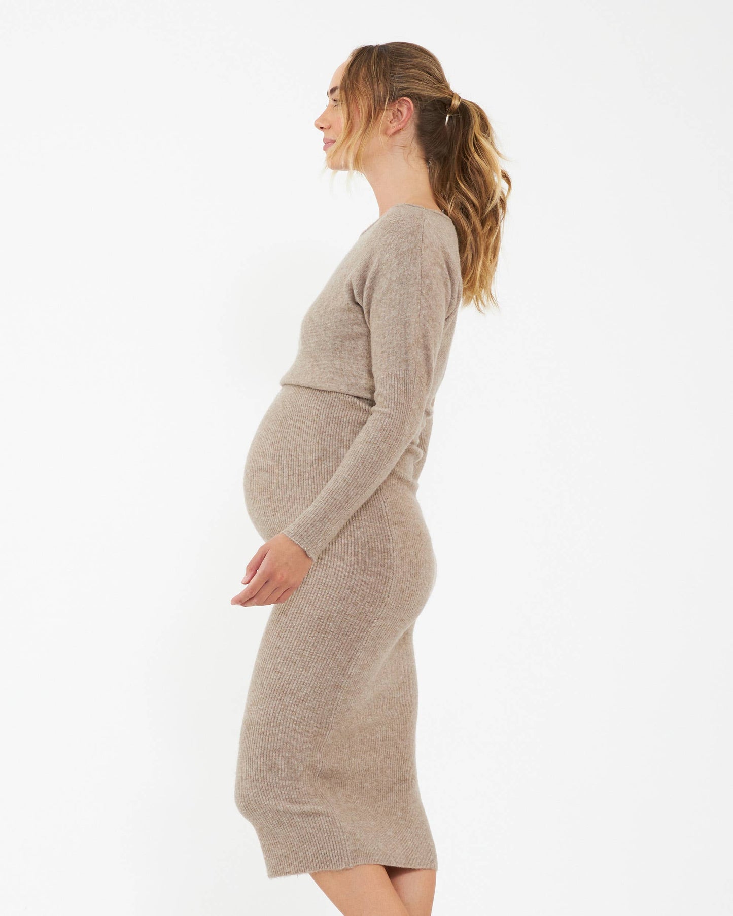 Tobie Off Shoulder Knit Dress