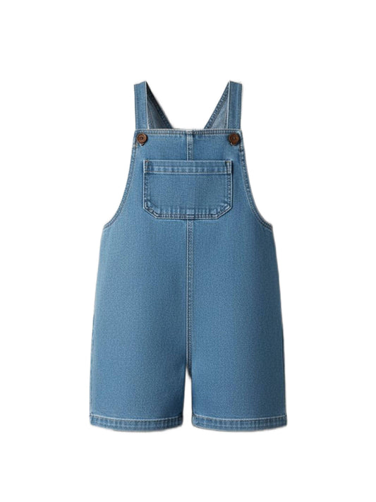 Zack Chambray Overall Short