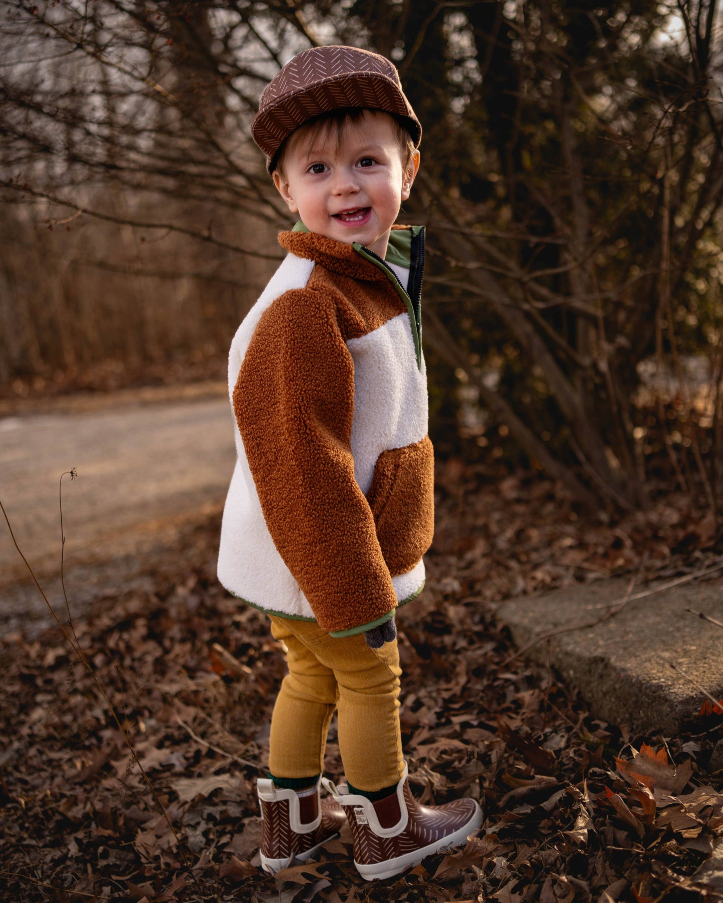 Preorder- Camel Sherpa Pullover