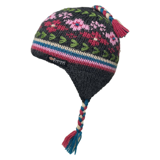 Sakura Earflap Beanie Kids